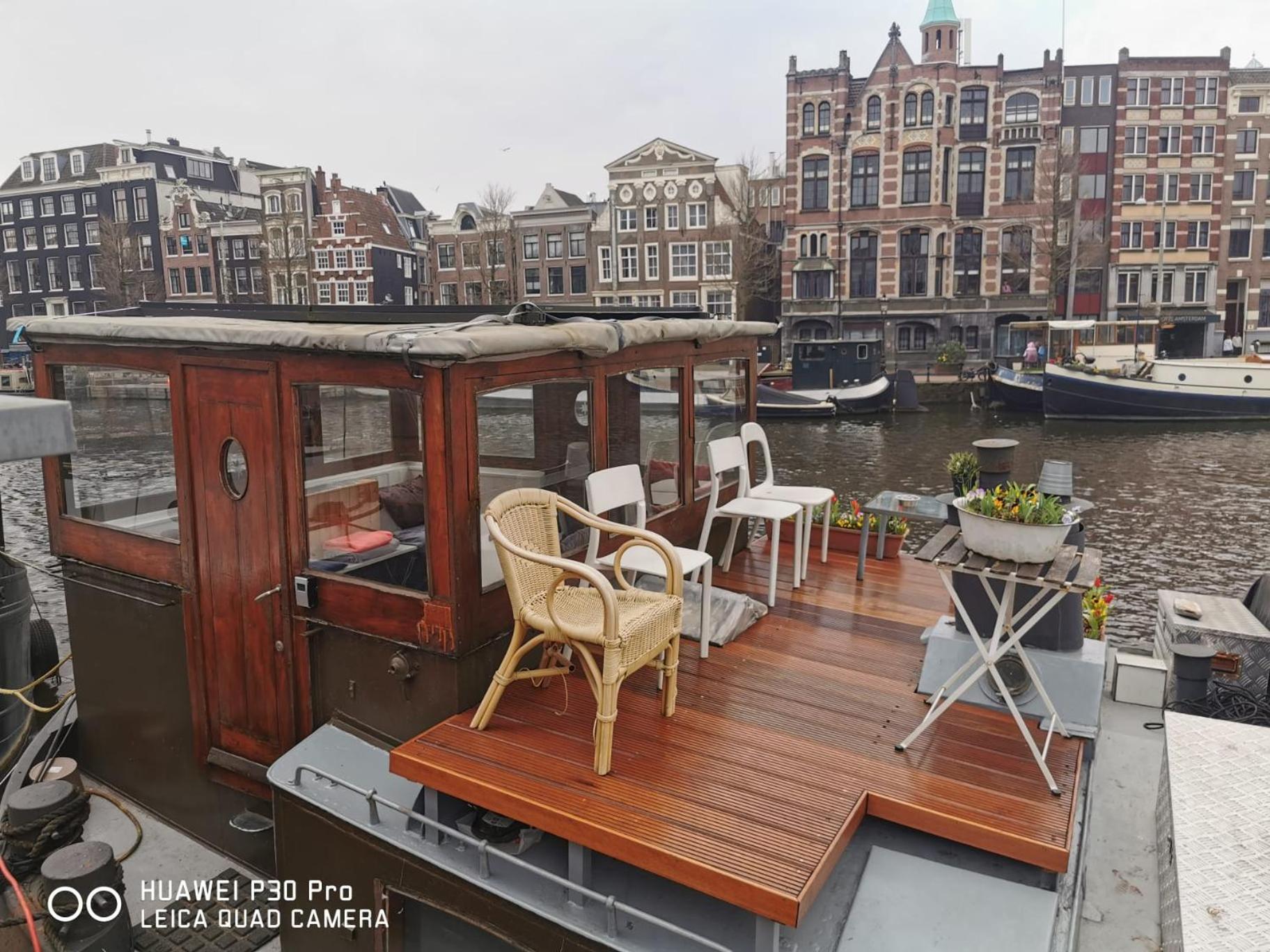 Waterloo Square River Vieuw Houseboat Amsterdam Ngoại thất bức ảnh